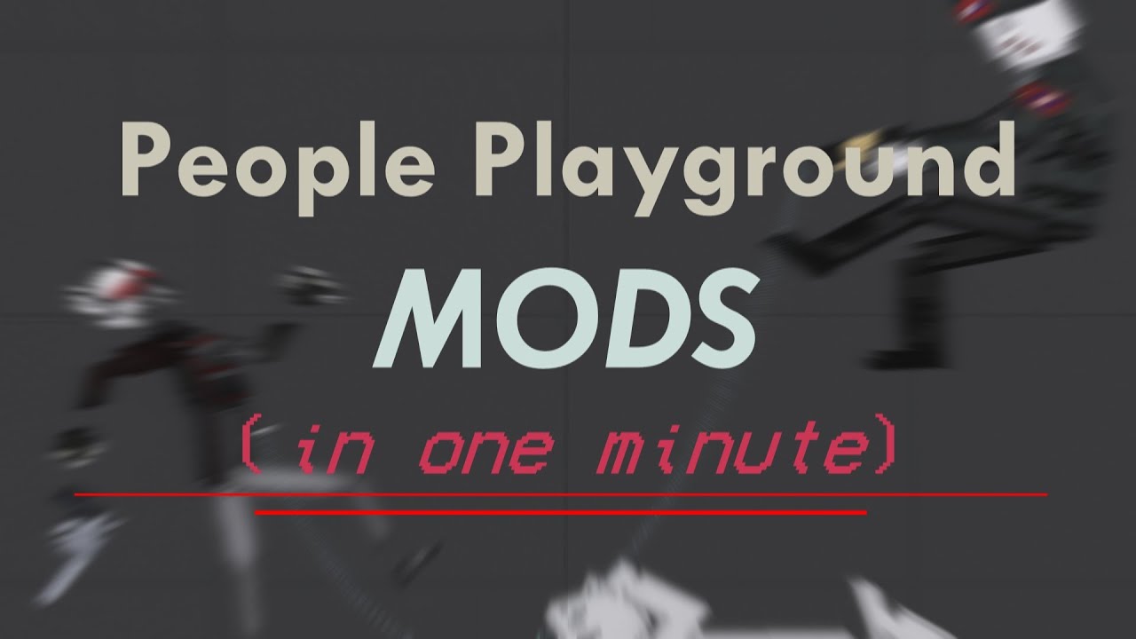 How To Download Mods For People Playground (EASY TUTORIAL!) 