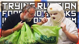 ANOMALY TRIES RUSSIAN FOOD AND SNACKS (PART 1)