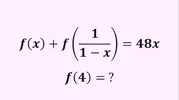 How to find f(4) in this Functional Equation? | Algebra Challenge