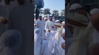 Sheikh Hamdan Fazza Dubai Crown Prince Attend a Wedding Reception At Dubai Throwback Memories