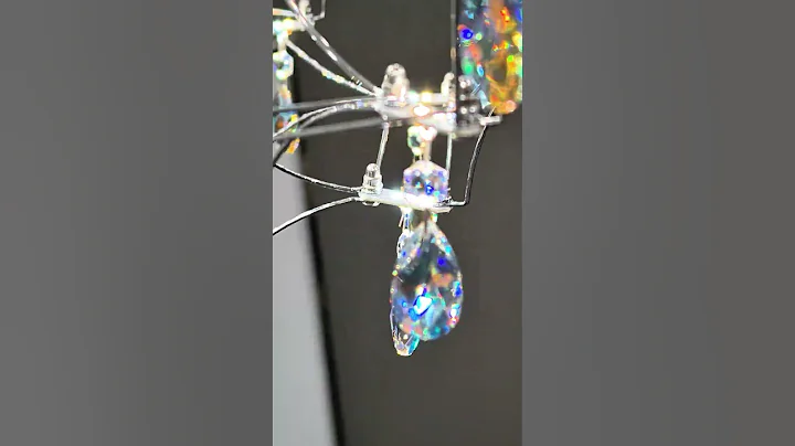 This Crystal Chandelier Shoots Rainbow Light Like MAGIC!