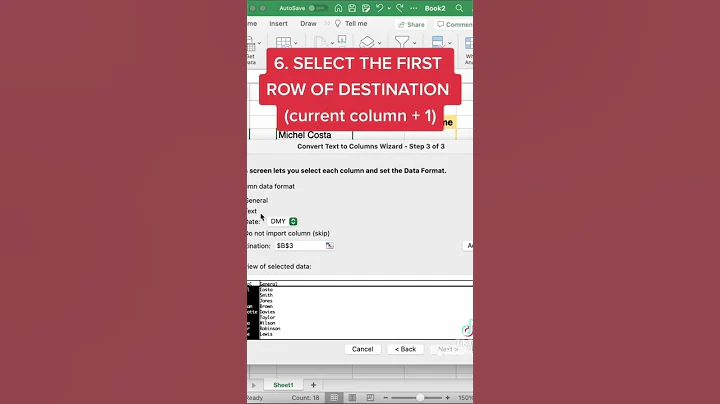 How to quickly SPLIT text into columns in #Excel ?