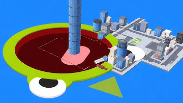 Hole.io - TOWER HOLE EVOLUTION#21-Gameplay Walkthrough Android iOS 