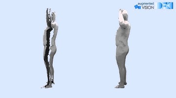 Fully automatic body scanning and motion capturing using two kinects
