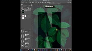 Leaves cutout effect in photoshop #shorts #photoshop #youtubeshorts
