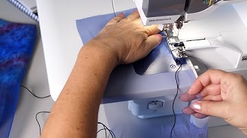 Tutorial: how to sew on cords with the BERNINA Overlocker Cording Foot #L17 and C17