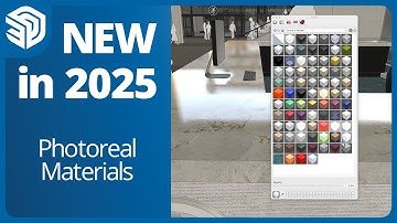 Photoreal Materials (!) NEW in SketchUp 2025 😍