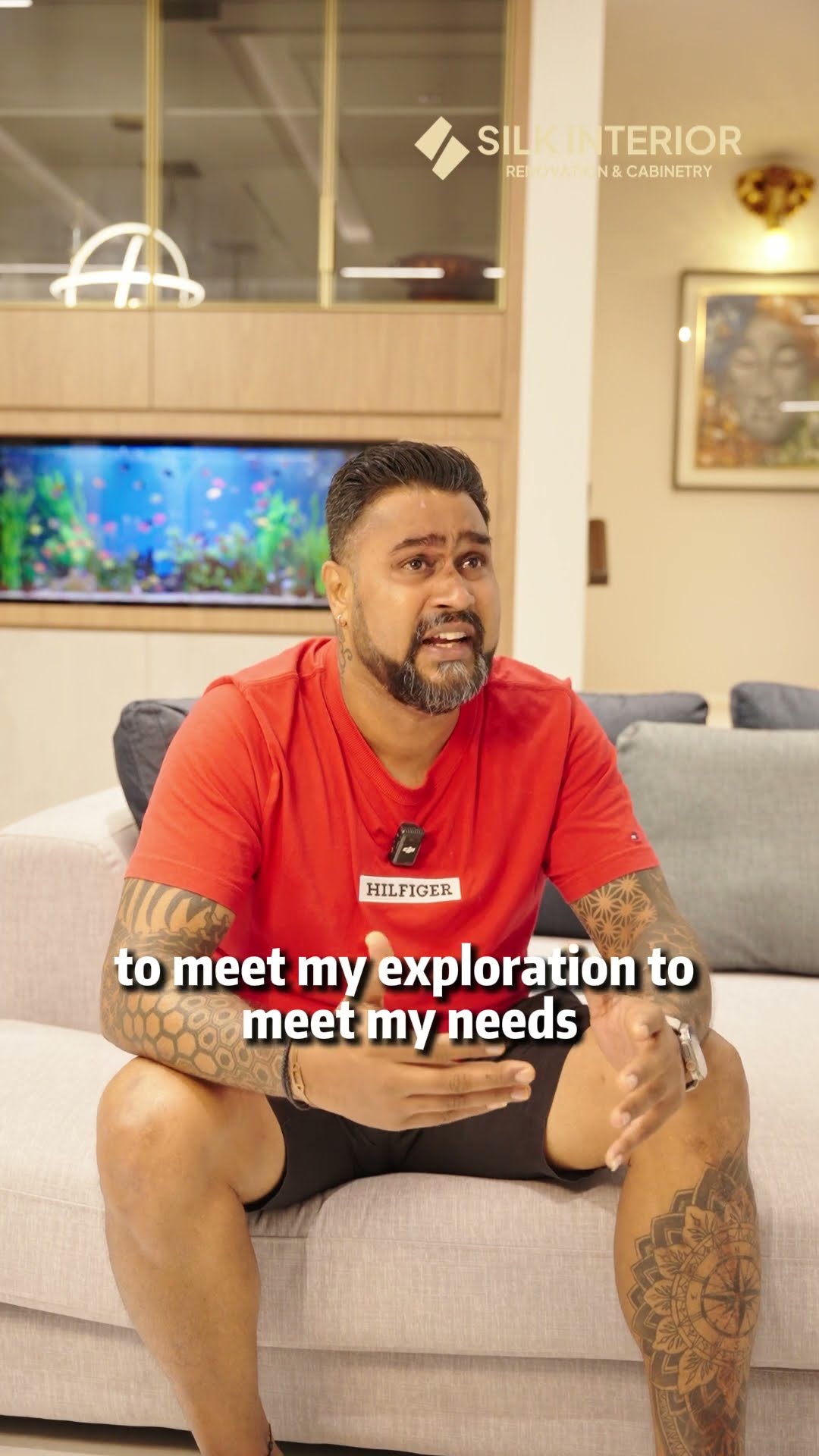 Mr Raja's filmed walkthrough