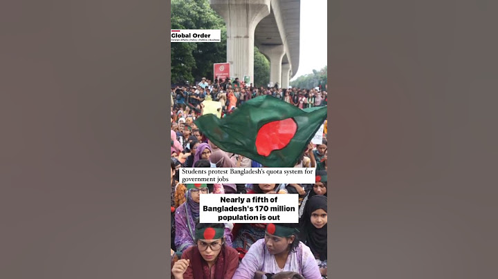 Students protest Bangladesh's quota system for government jobs #bangladesh #studentprotest