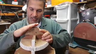 صناعة الة العود ،، كيف تصنع قالب العود