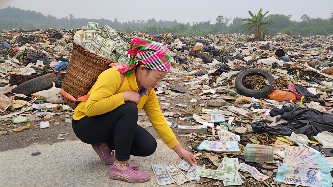 The girl was surprised to find $10 million in an abandoned landfill.