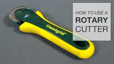 How to Use a Rotary Cutter