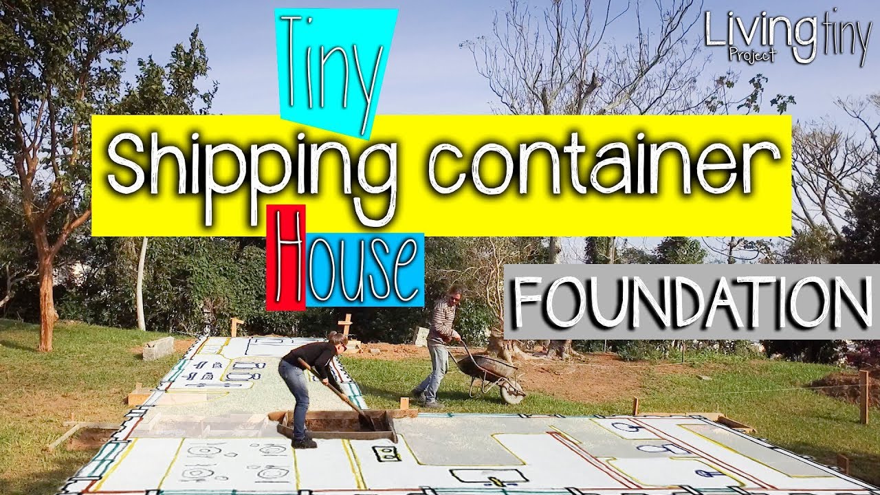 Foundation of our Shipping Container House - Site marking, levelling, excavation, footings - Ep. 001