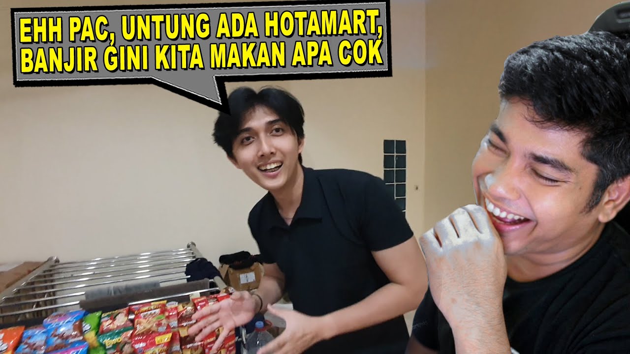 HOTAMART MENJADI SOLUSI MAKAN UNTUK ANAK GH KETIKA BANJIR, NEVIN SAMPE MAKAN...