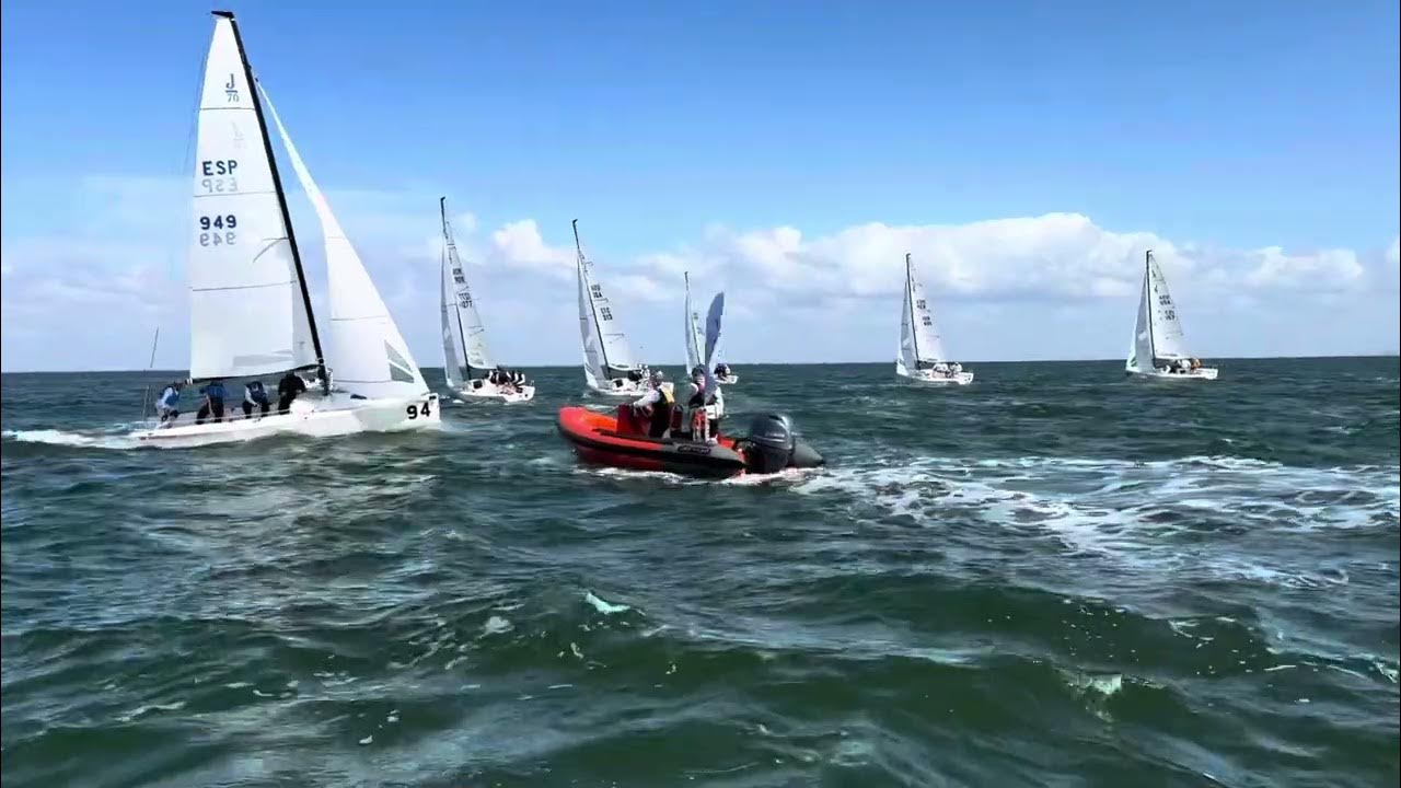 J/70 Worlds Race 8 Start YouTube