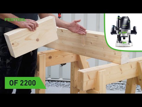 Dovetail joints with the OF 2200 and LIGNATOOL milling template (Festool TV)