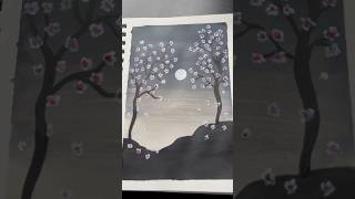 🖤#moon #painting #easypainting #moonpainting #art #moonart