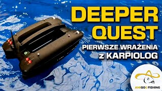 DEEPER QUEST - NOWA ŁÓDKA ZANĘTOWA! PIERWSZE WRAŻENIA z @karpiolog! - Targi Carp Den Bosch