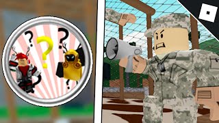 How to get the SECRET BADGE in the ARMY TRAINING OBBY | Roblox