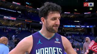 Vasilije Micic Postgame Interview after getting a new Career high!