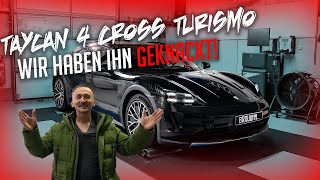 Porsche Taycan 4 Cross Turismo GEKNACKT?! Mehr Leistung für den Porsche! -  Lautlos Performance