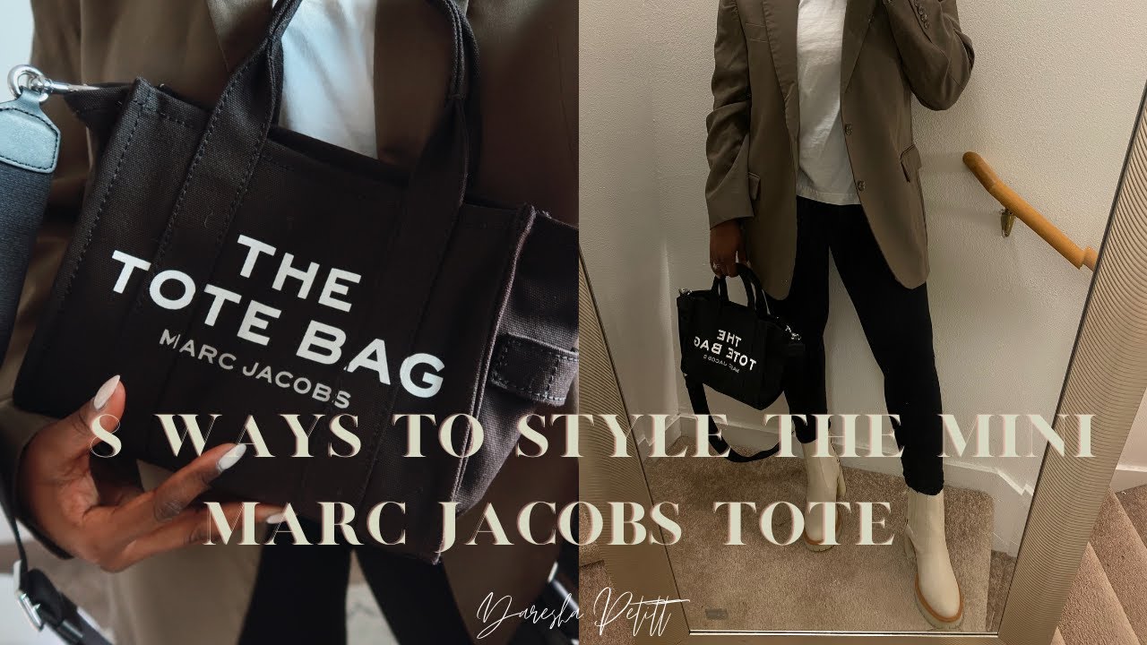 MARC JACOBS TOTE SMALL & MINI QUICK SIZE COMPARISON, MOD SHOTS