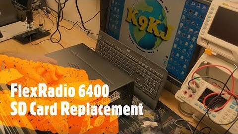 FlexRadio 6400 SD Card Replacement