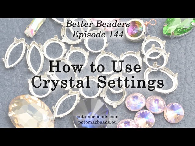How to Use Glue to Set Swarovski Crystal Fancy Stones into Gita Jewelry  Components 