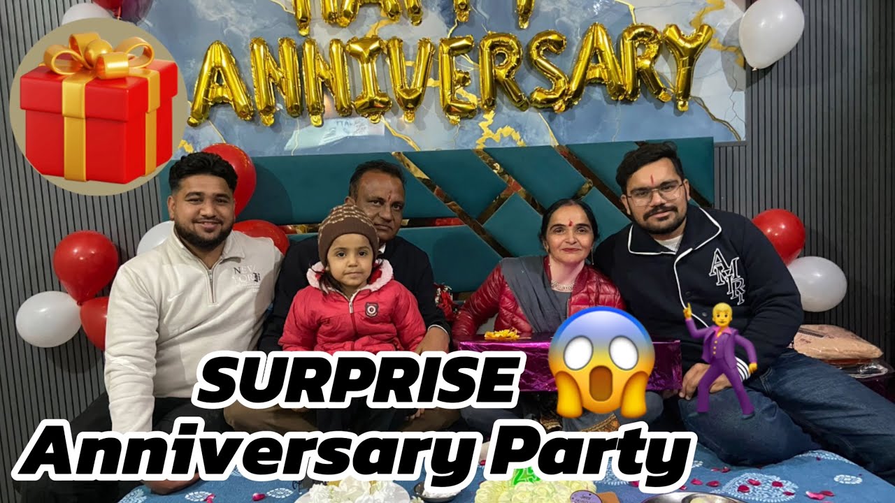 SURPRISE SILVER JUBLEE / ANNIVERSARY PARTY 🥳 | Mini VLOG |