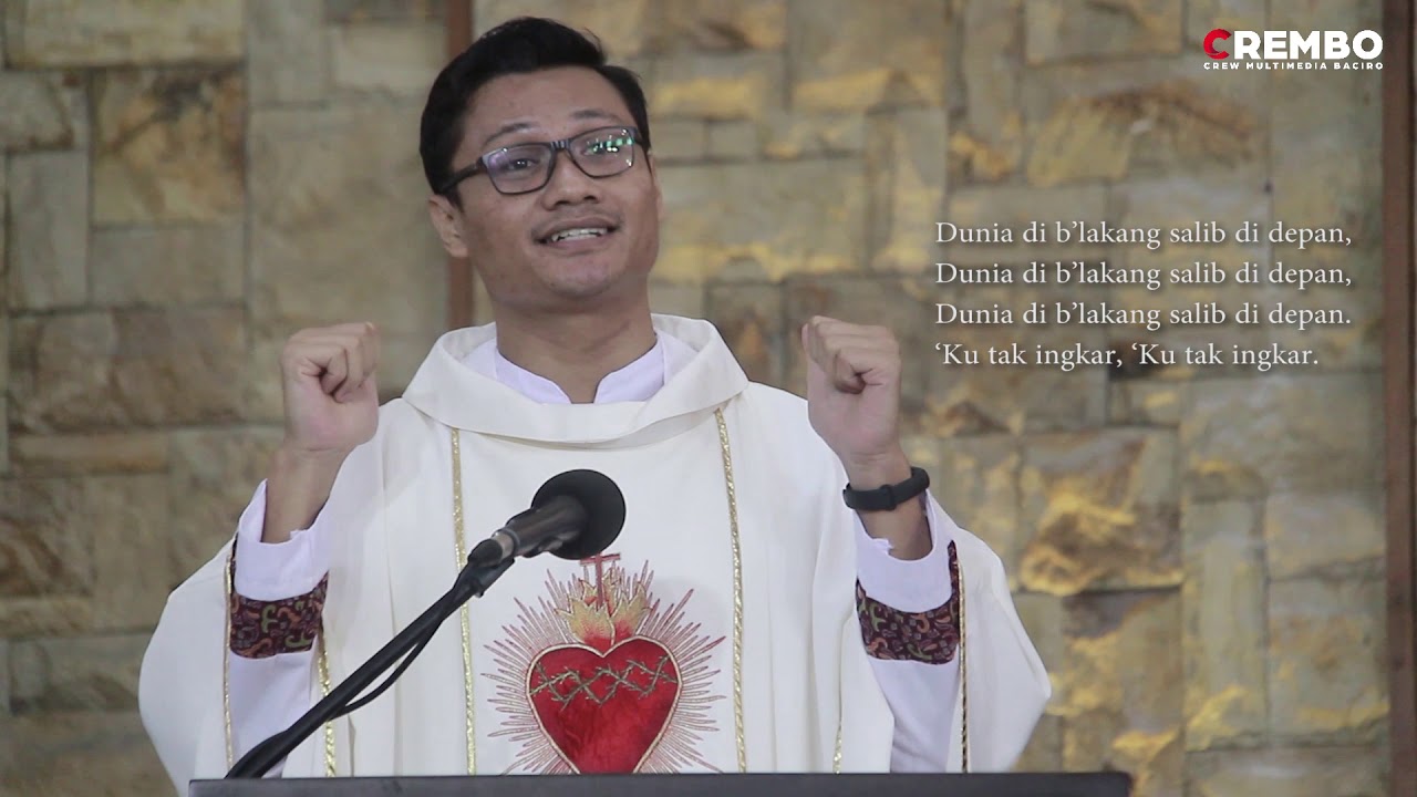 Romo Edi Homili dan Bernyanyi | Mengikuti Yesus