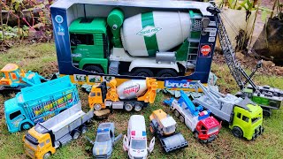 Ayo Mencari Mobil mobilan Kontruksi & Unboxing Mobil Mainan Truk Molen Besar Bruder, Bulldozer,Crane