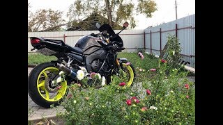 Катка по городу YAMAHA FZ1 #streetridersblg