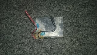 Dead massively mini media Li-Ion battery.