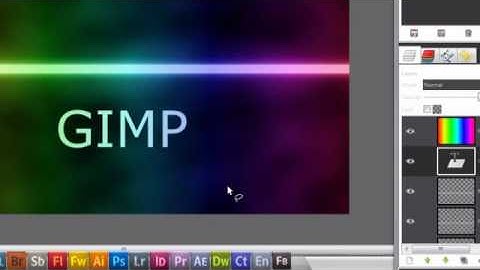 GIMP Tutorial: Colorful Neon Line Wallpaper in GIMP