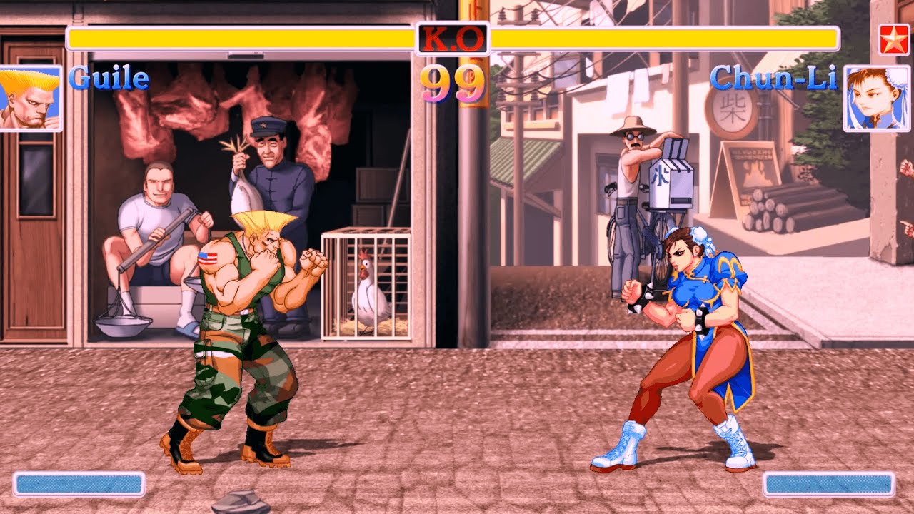 Guile vs Chun-Li (Hardest) Ultra Street Fighter 2: The Final Challengers.