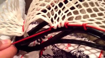 Apache lacrosse proton power stringing tutorial.