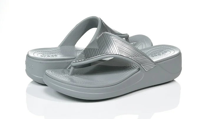 Crocs Monterey Metallic Wedge Flip SKU: 9476905