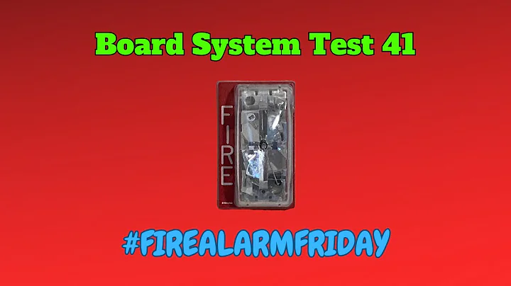 Board System Test 41 with the Fire Lite MS-5UD