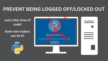 Use a Python script to prevent being locked out or screen saver appearing from inactivity/being idle