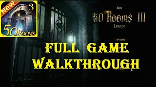 50 rooms escape:Can you escape:Escape game Ⅲ  walkthrough FULL.