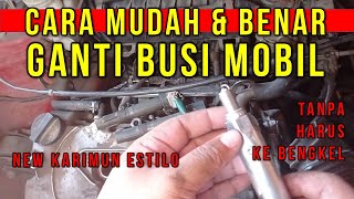 CARA CEK DAN BERSIHKAN BUSI TOYOTA STARLET SOLUNA TWINCAM