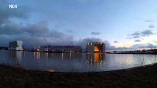 Anthem of the Seas : Float Out Time Lapse