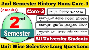 +3 2e semester geschiedenis Hons kern-3 eenheidsgewijze selectieve lange vragen @Rkkidofficial