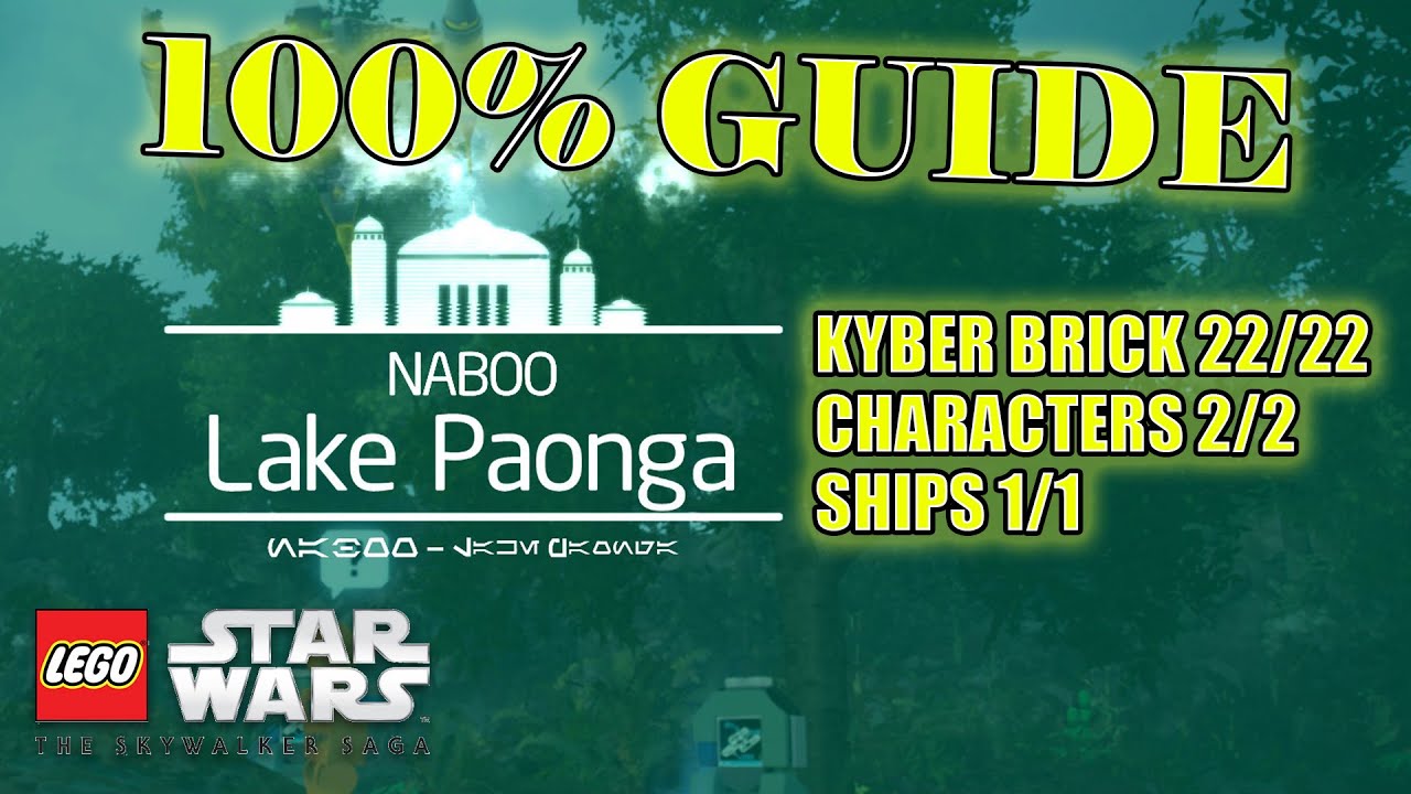 Lego Star Wars The Skywalker Saga Guide: Naboo Lake Paonga Collectibles