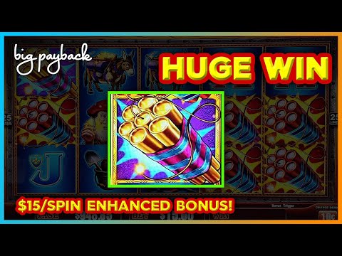 $15/Spin → 1ST SPIN BONUS on Eureka Treasure Train Slots! HUGE WIN!