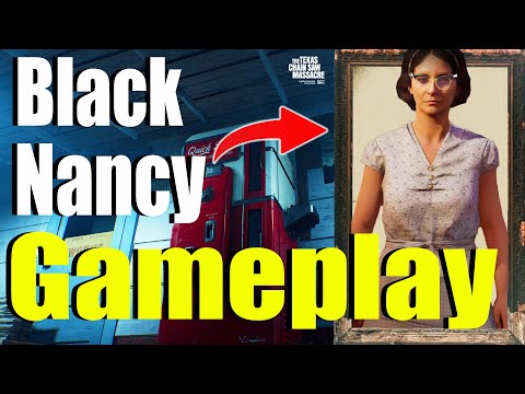 EXCLUSIVE LEAKED Black Nancy Gameplay & New Leatherface Cosmetic!  Texas Chainsaw Massacre Game