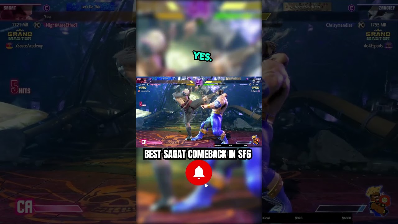 HOW TO MAKE A BIG DAMAGE COMEBACK WITH SAGAT IN SF6