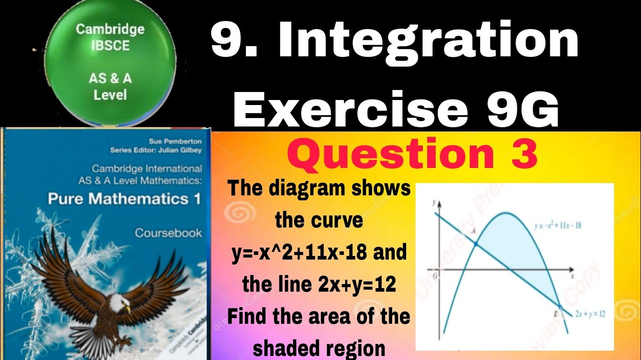 The Diagram Shows The Curve Y x 2 11x 18 And The Line 2x y 12 Find The the-diagram-shows-the-curve-y-x-2-11x-18-and-the-line-2x-y-12-find-the
