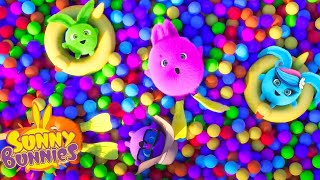 SUNNY BUNNIES  Colourful Swimming Pool | Season 7 COMPILATION | Cartoons for Children