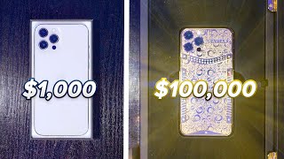 $1000 iPhone vs $100,000 iPhone 😱